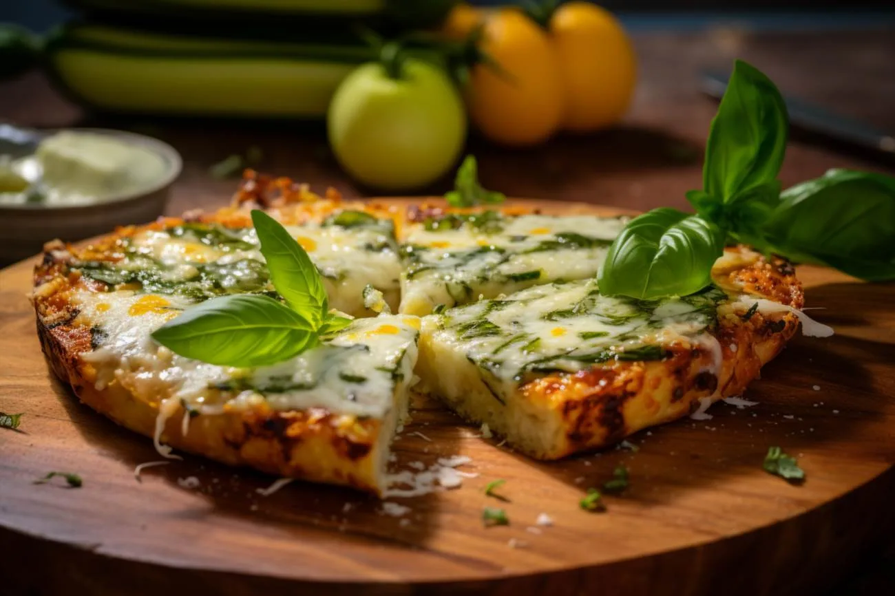 Cuketová pizza: zeleninový lahůdkový zážitek na talíři