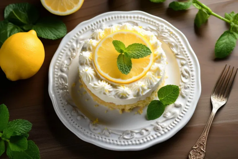 Hrnčkový citronový koláč