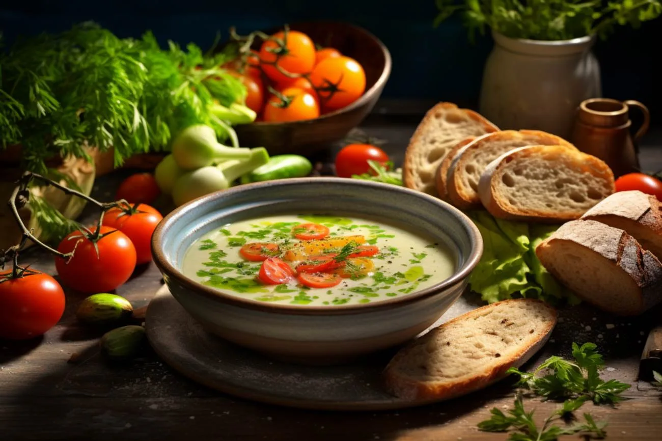 Letná polievka: osviežujúce lahodné jedlo pre horúce dni