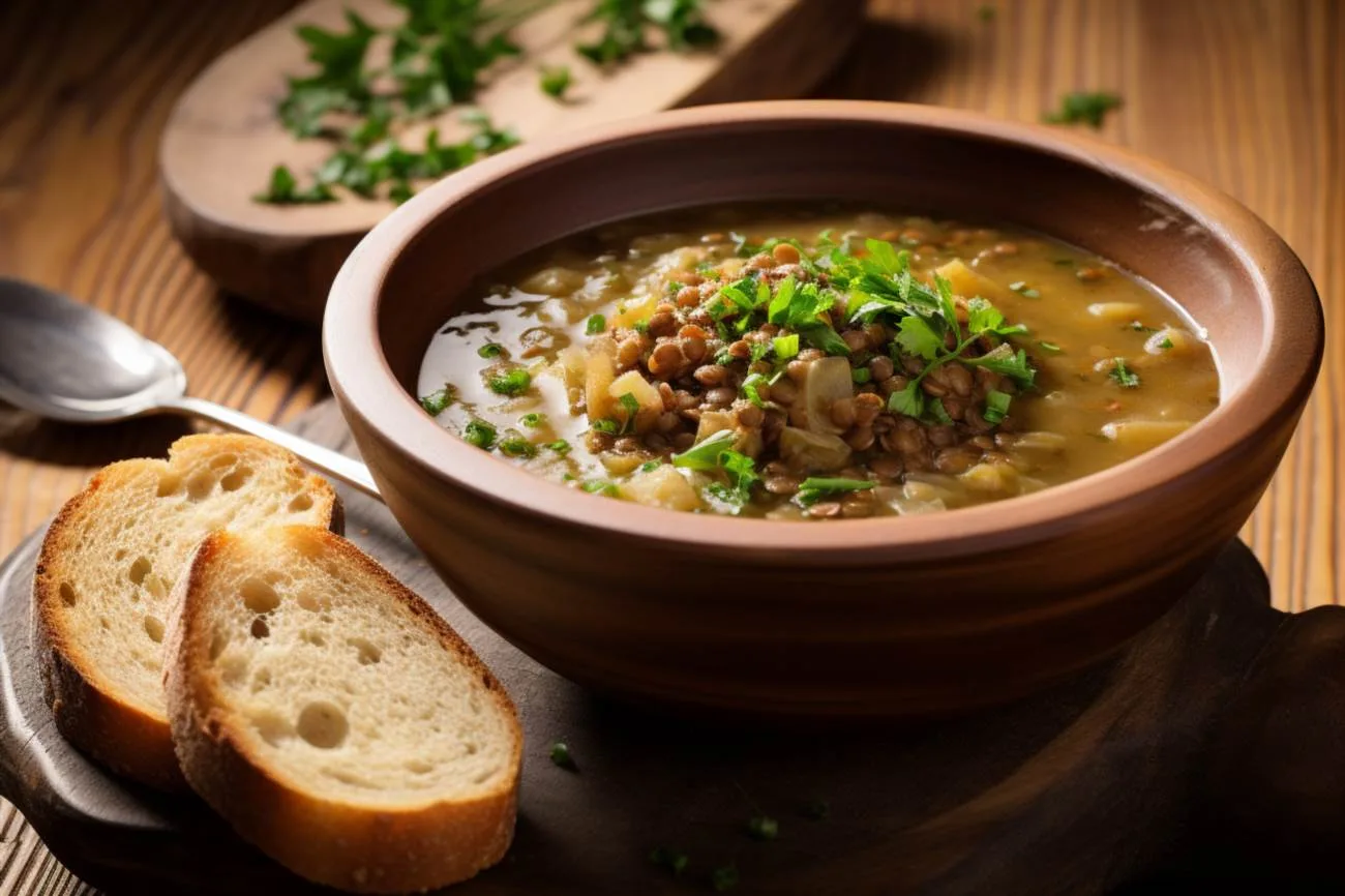 Zemiakovo šošovicová polievka: skvostná chuťová symfónia
